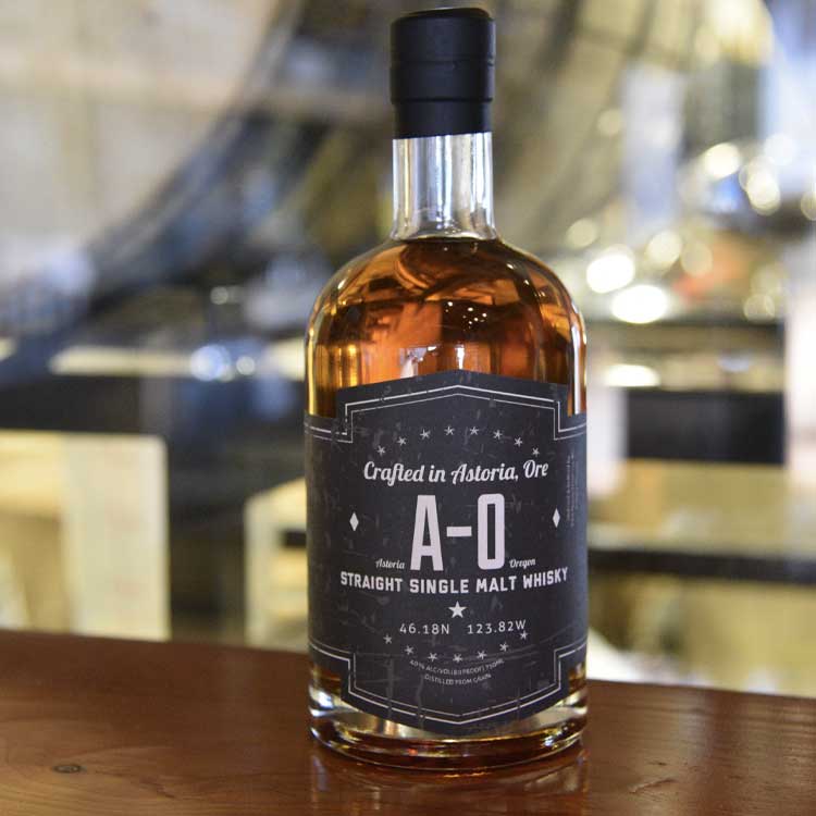 A-O Oregon Straight Single Malt Whisky